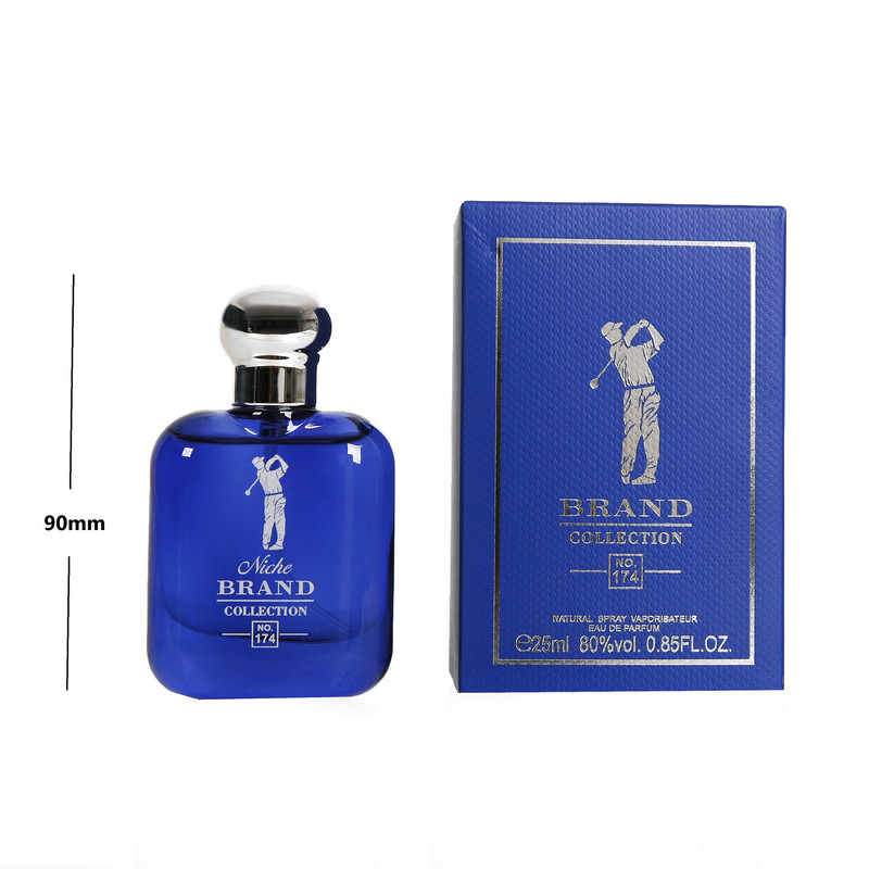 عطرجیبی مردانه نیچ برند کالکشن مدل 174-Polo Blue حجم 25 میلی لیتر
