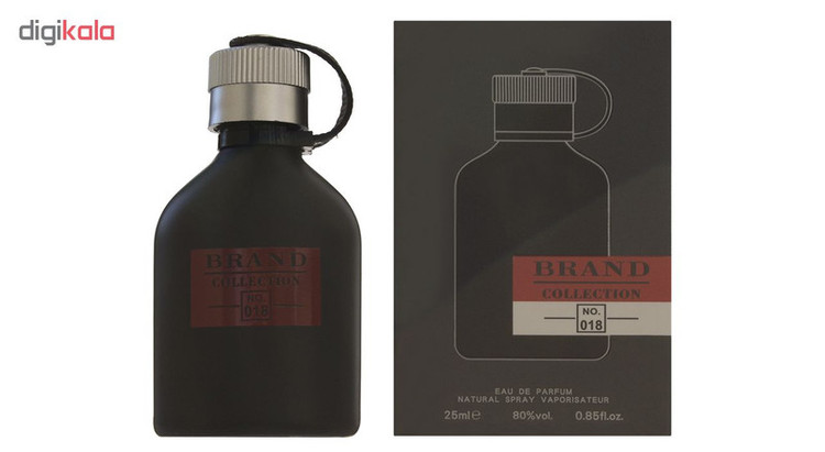 عطر جیبی مردانه برند کالکشن مدل 018 hugo حجم 25 میلی لیتر