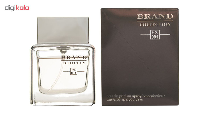 عطر جیبی مردانه برند کالکشن مدل 091 ایفوریا حجم 25 میلی لیتر
