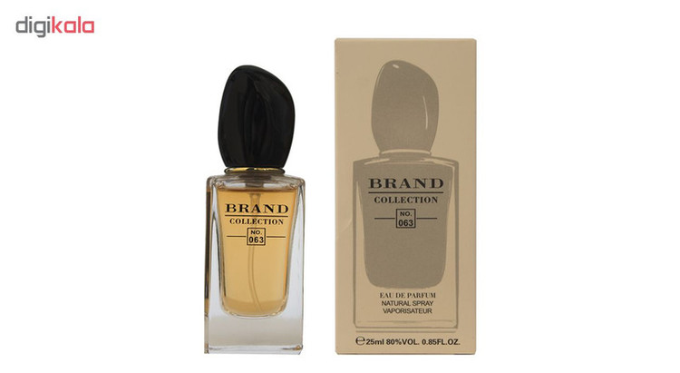 عطر جیبی زنانه برند کالکشن مدل 063 حجم 25 si میلی لیتر