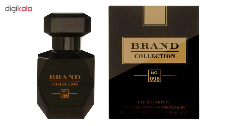عطر جیبی زنانه برند کالکشن مدل 098 حجم 25 میلی لیتر