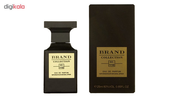 عطر جیبی مردانه برند کالکشن مدل 110 tuscan leather حجم 25 میلی لیتر