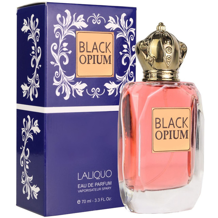 ادوپرفیوم زنانه لالیکو مدل Black Opium با رایحه شرقی وانیلی حجم 70 میلیلیتر