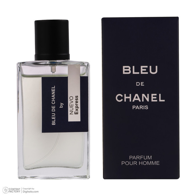 ادو پرفیوم مردانه نوو اکسپرس مدل Bleu De Chanel با رایحه خنک و تلخ حجم 50 میلی لیتر