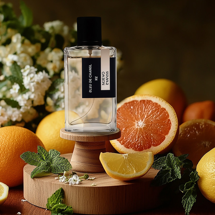 ادو پرفیوم مردانه نوو اکسپرس مدل Bleu De Chanel با رایحه خنک و تلخ حجم 50 میلی لیتر
