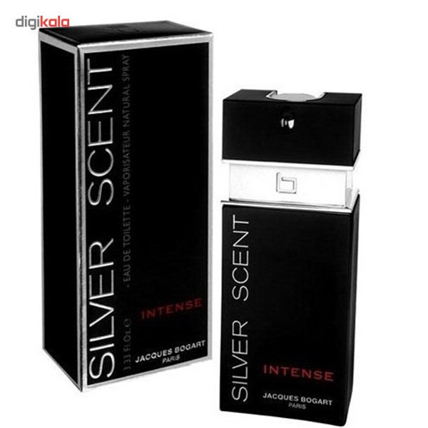 ادو تویلت مردانه ژاک بوگارت مدل Silver Scent Intense حجم 100 میلی لیتر