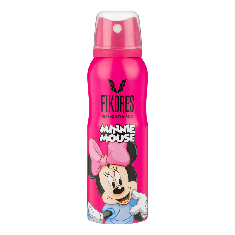 اسپری کودک دخترانه فیکورس مدل Minnie Mouse با رایحه شیرین حجم 125 میلی‌لیتر