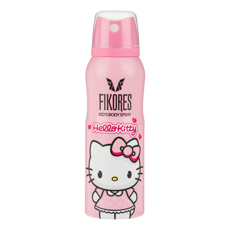 اسپری کودک دخترانه فیکورس مدل Hello Kitty با رایحه شیرین حجم 125 میلیلیتر