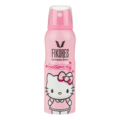 اسپری کودک دخترانه فیکورس مدل Hello Kitty با رایحه شیرین حجم 125 میلیلیتر
