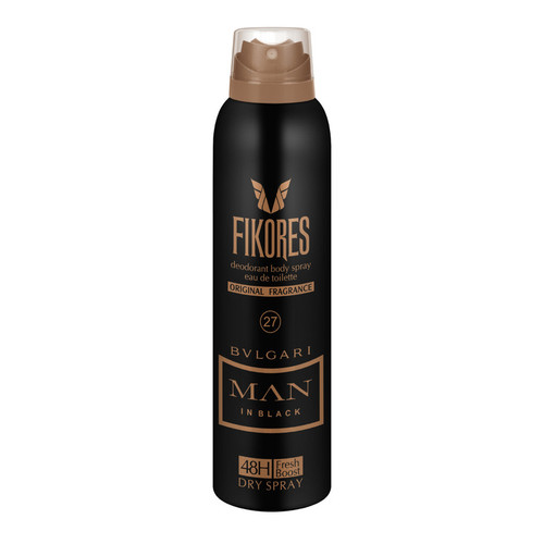 اسپری خوشبو کننده بدن مردانه فیکورس مدل Bvlgari men حجم 200 میلی لیتر