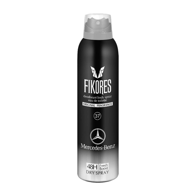 اسپری خوشبوکننده بدن مردانه فیکورس مدل MERCEDES BENZ حجم 200 میلی لیتر