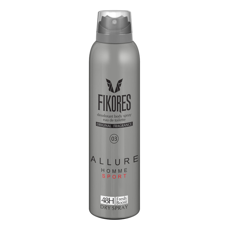 اسپری خوشبو کننده بدن مردانه فیکورس مدل Allure Homme Sport حجم 200 میلی لیتر