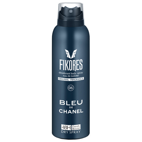 اسپری مردانه فیکورس مدل Blue De Chanel حجم 200 میلی لیتر