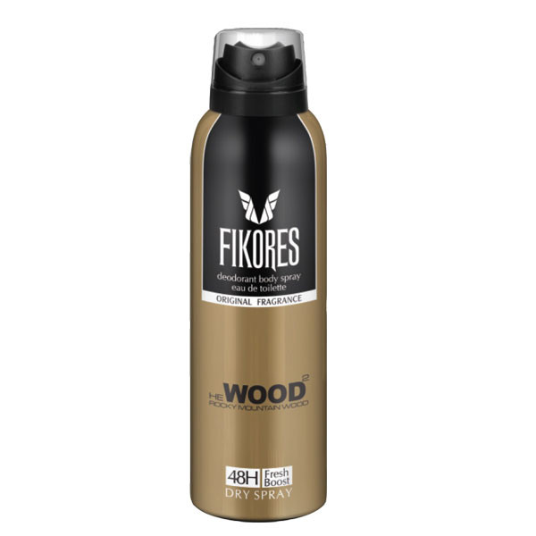 اسپری مردانه فیکورس مدل wood حجم 200 میلی لیتر