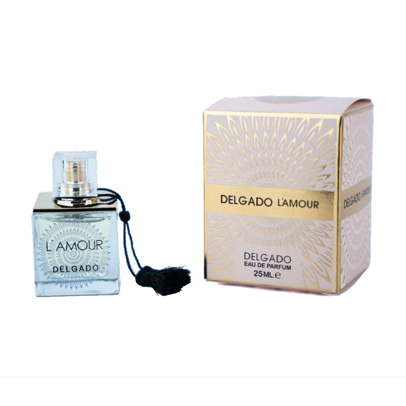 عطر جیبی زنانه دلگادو مدل لالیک لامور با رایحه شیرین حجم 25 میلیلیتر
