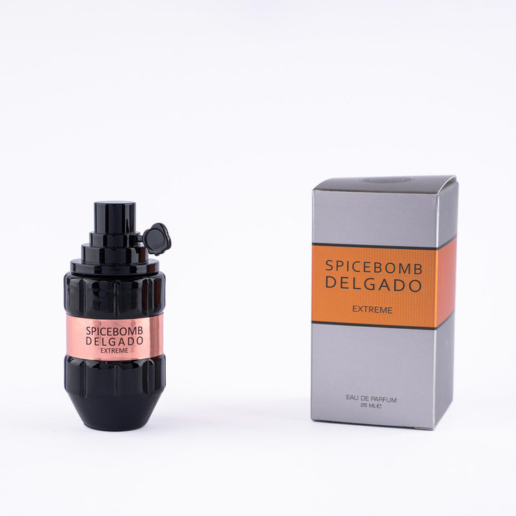 عطر جیبی دلگادو مدل اسپایس بمب اکستریم با رایحه تلخ حجم 25 میلی لیتر