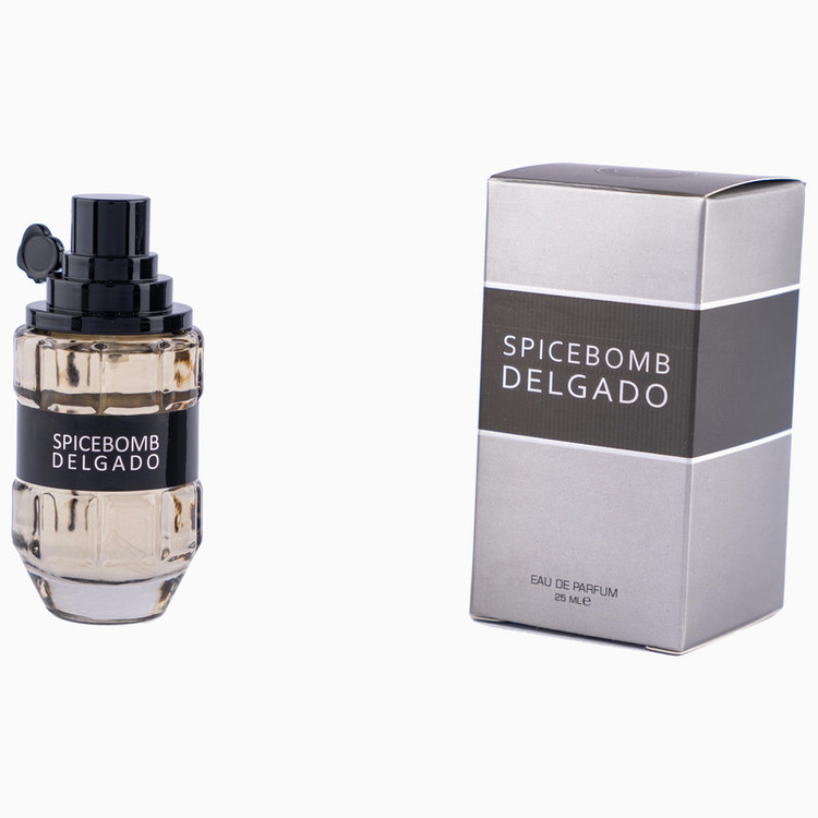 عطر جیبی دلگادو مردانه مدل اسپایس بمب با رایحه تلخ حجم 25 میلی لیتر