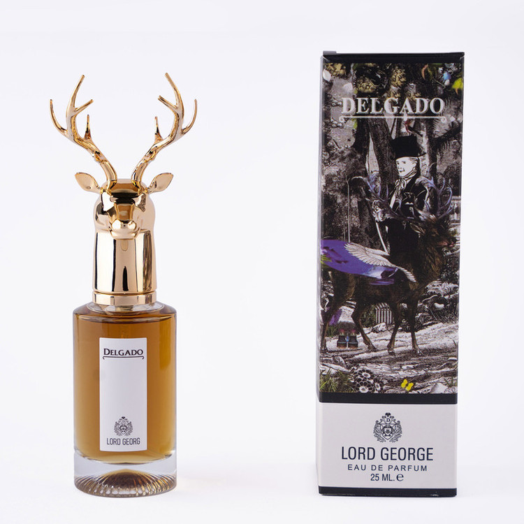 عطر جیبی مردانه دلگادو مدل لرد جورج با رایحه گرم حجم 25 میلی لیتر