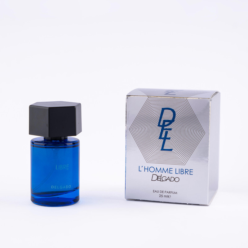 عطر جیبی مردانه دلگادو مدل لیبر با رایحه خنک حجم 25 میلی لیتر