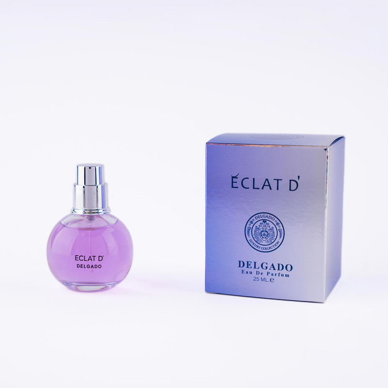 عطر جیبی زنانه دلگادو مدل اکلت با رایحه معتدل حجم 25 میلی لیتر