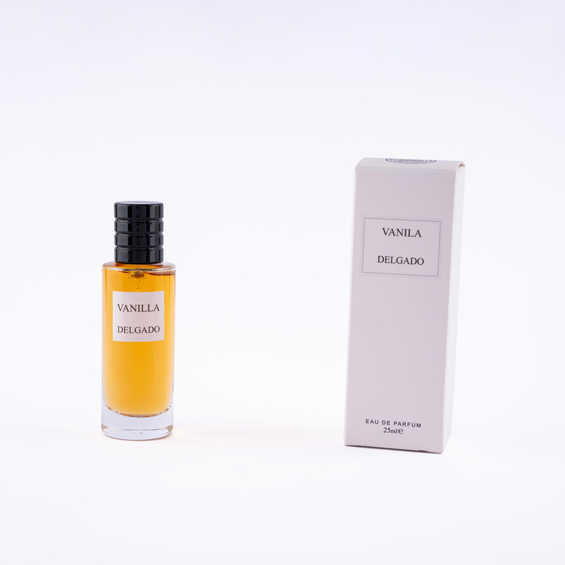 عطر جیبی دلگادو مدل وانیلا با رایحه گرم حجم 25 میلی لیتر