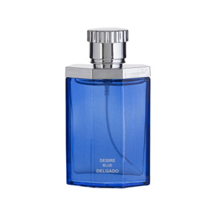 عطر جیبی مردانه دلگادو مدل Desire Blue با رایحه خنک حجم 25 میلیلیتر