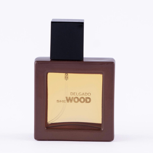 عطر جیبی زنانه دلگادو مدل شی وود با رایحه خنک حجم 25 میلیلیتر