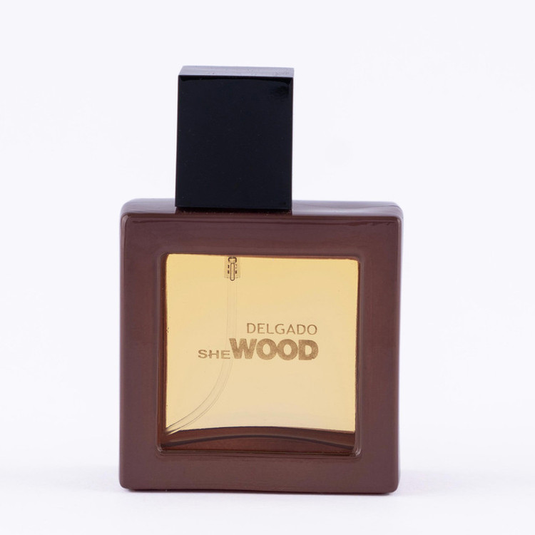 عطر جیبی زنانه دلگادو مدل شی وود با رایحه خنک حجم 25 میلیلیتر