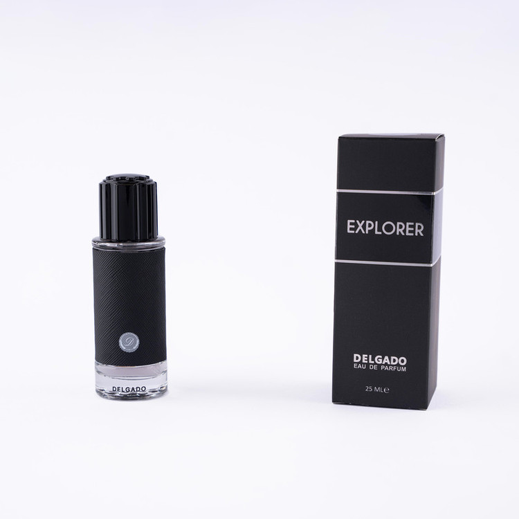 عطر جیبی مردانه دلگادو مدل اکسپلور با رایحه خنک حجم 25 میلی لیتر