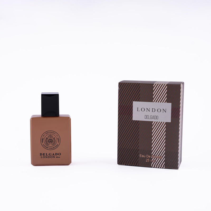 عطر جیبی دلگادو مدل لندن با رایحه خنک حجم 25 میلی لیتر