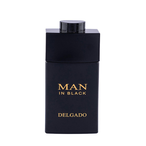 عطر جیبی مردانه دلگادو مدل من این بلک با رایحه تلخ حجم 25 میلی لیتر