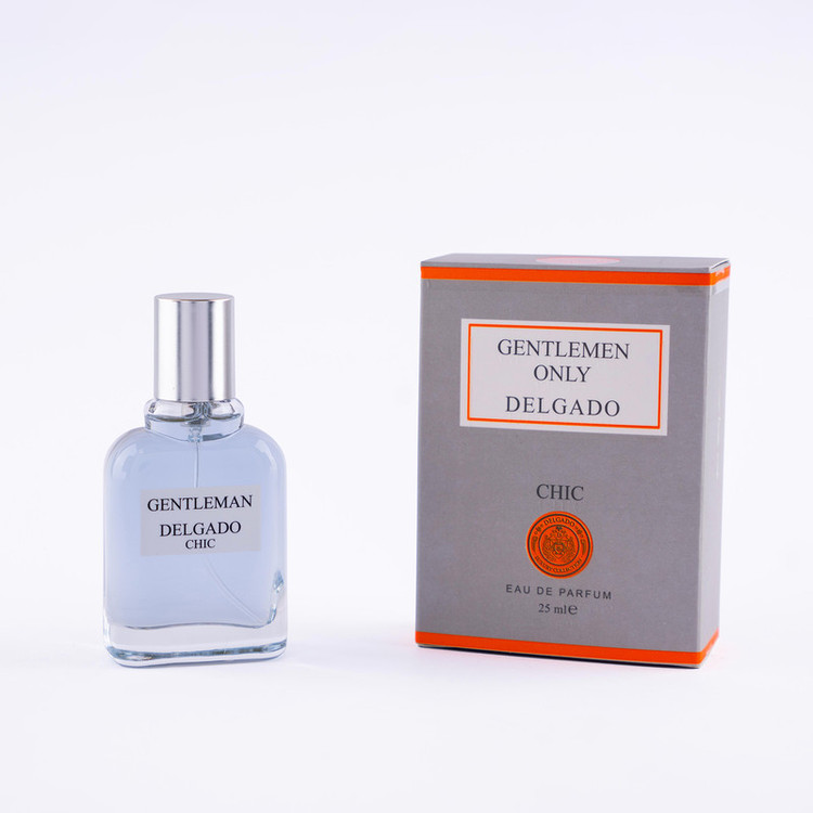 عطر جیبی مردانه دلگادو مدل جنتلمن شیک با رایحه تند حجم 25 میلی لیتر