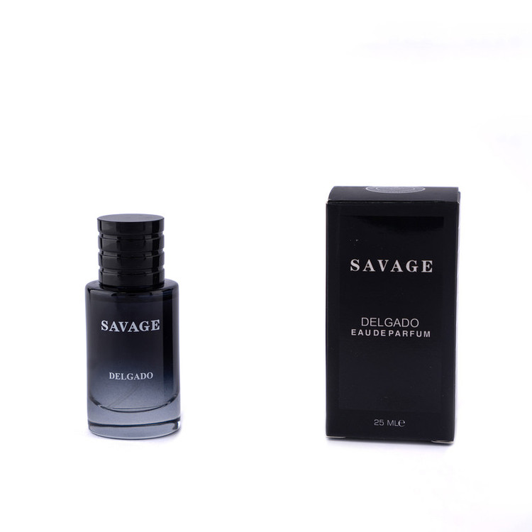 عطر جیبی مردانه دلگادو مدل ساواج با رایحه تلخ حجم 25 میلی لیتر