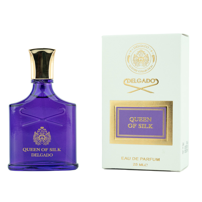 عطر جیبی زنانه دلگادو مدل کویین آف سیلک با رایحه شیرین حجم 25 میلیلیتر