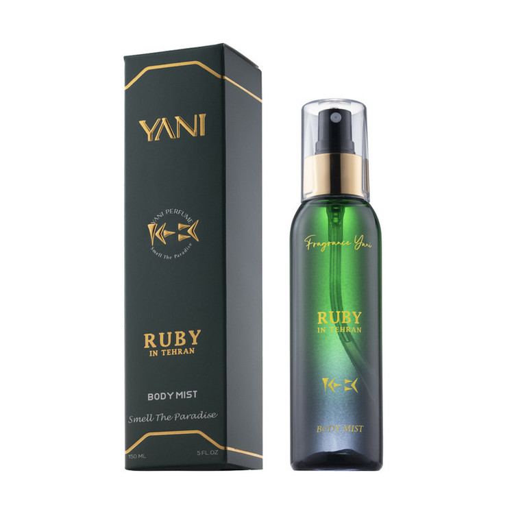 بادی میست زنانه عطر یانی مدل یاقوت سرخ حجم 150 میلیلیتر