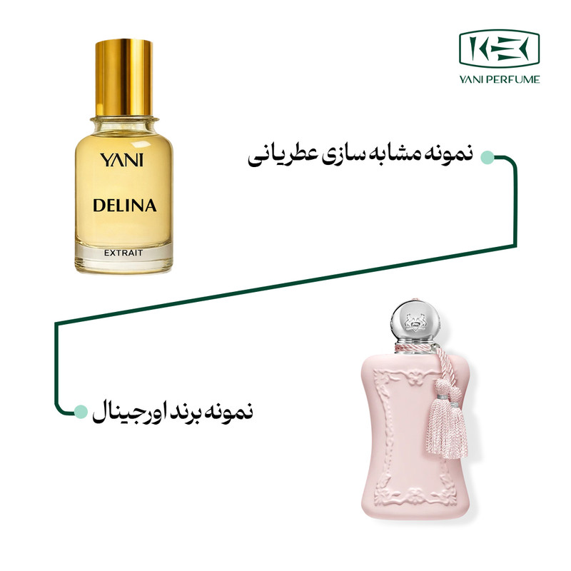اکستریت د پرفیوم زنانه عطر یانی مدل مارلی دلینا با رایحه معتدل حجم 50 میلیلیتر