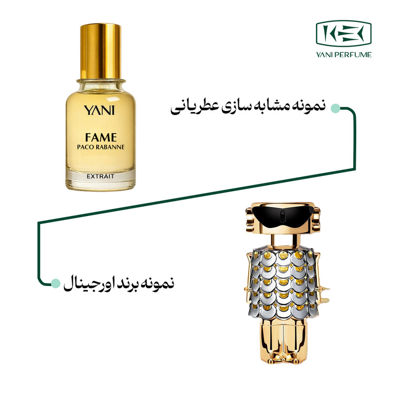 اکستریت د پرفیوم زنانه عطر یانی مدل پاکو رابان فیم با رایحه گرم، معتدل حجم 50 میلیلیتر