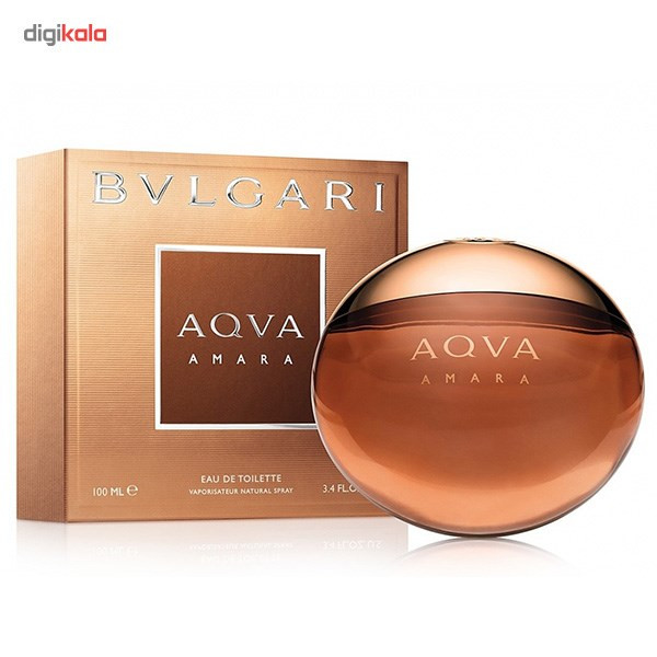 ادو تویلت مردانه بولگاری مدل Aqva Amara حجم 100 میلی لیتر