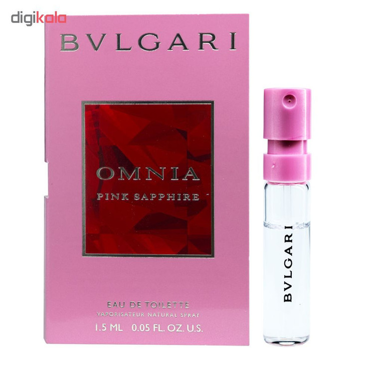 عطر جیبی زنانه بولگاری مدل Omnia Pink Sapphire حجم 1.5 میلی لیتر