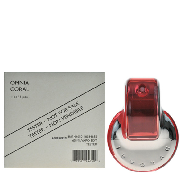 تستر ادو تویلت زنانه بولگاری مدل Omnia Coral حجم 65 میلی لیتر