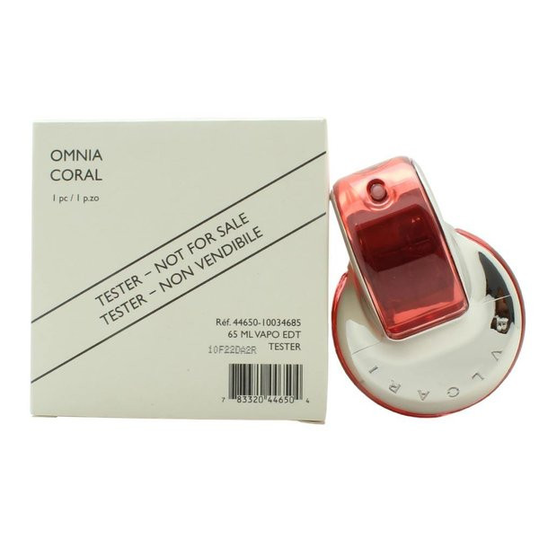 تستر ادو تویلت زنانه بولگاری مدل Omnia Coral حجم 65 میلی لیتر