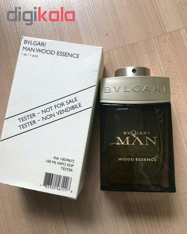 تستر ادو پرفیوم مردانه بولگاری مدل Man Wood Essence حجم 100 میلی لیتر