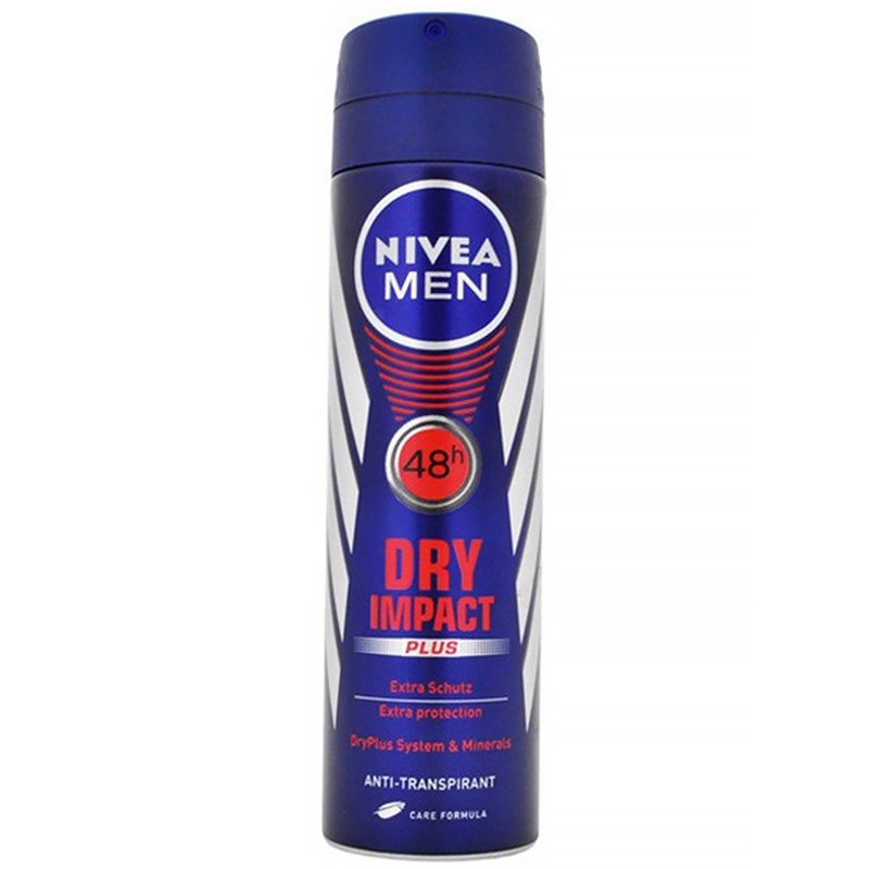 اسپری مردانه نیوآ مدل Dry Impact Plus حجم 150 میلی لیتر