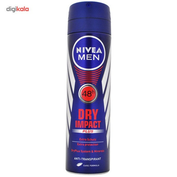 اسپری مردانه نیوآ مدل Dry Impact Plus حجم 150 میلی لیتر
