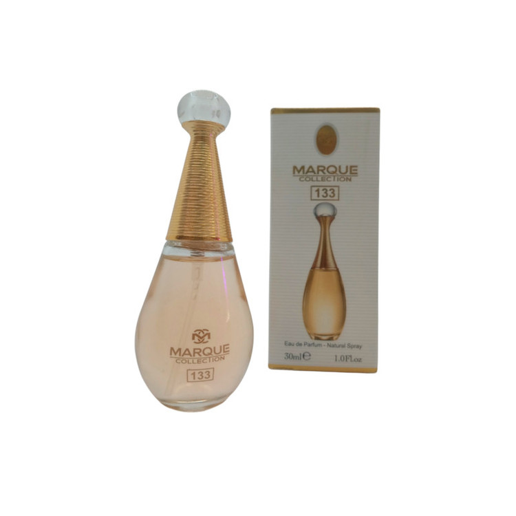 عطر جیبی زنانه مارکویی کالکشن مدل 133 با رایحه گرم حجم 30 میلیلیتر