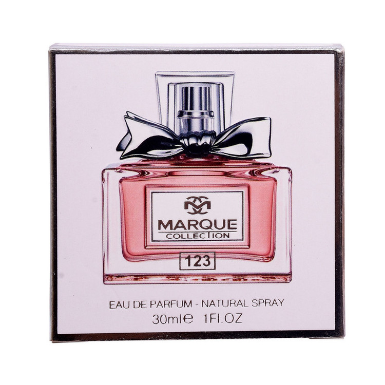 عطر جیبی زنانه مارکویی کالکشن مدل Dior Miss Dior کد 123 حجم 30 میلی لیتر