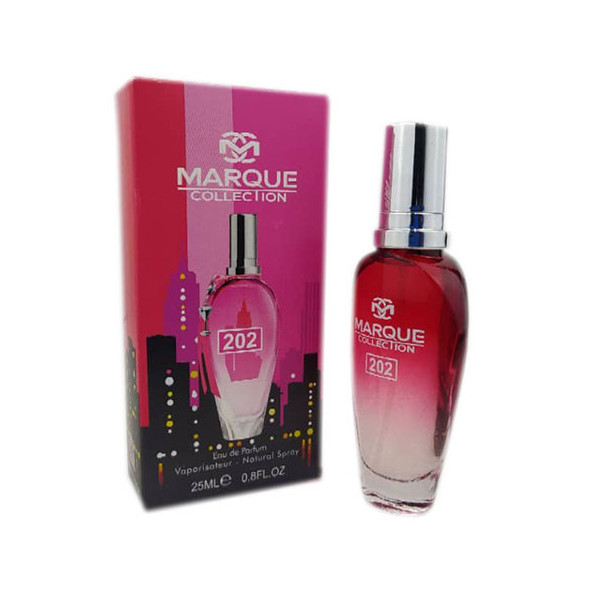 عطر جیبی زنانه مارکویی کالکشن مدل Escada S..y Graffiti کد 202 حجم 25 میلی لیتر