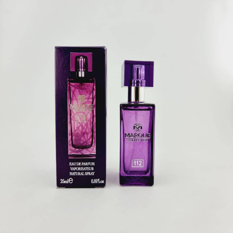 عطر جیبی زنانه مارکویی کالکشن کد 112 حجم 25 میلی لیتر