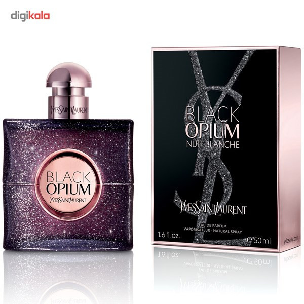 ادو پرفیوم زنانه ایو سن لوران مدل Black Opium Nuit Blanche حجم 50 میلی لیتر
