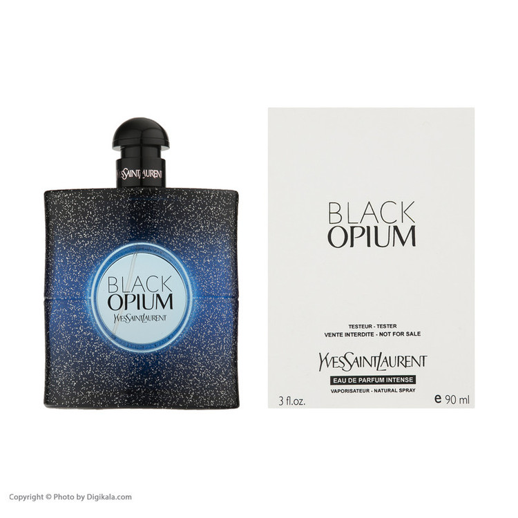 تستر ادو پرفیوم زنانه ایو سن لوران مدل Black opium Intense حجم 90 میلی لیتر